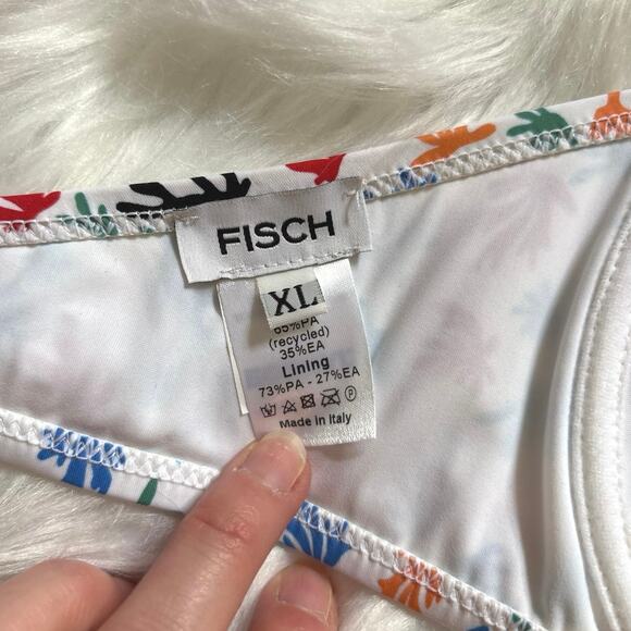 Fisch Saline Underwire Bikini Swim Top XL – Multicolor Print Sustainable - Picture 5 of 6